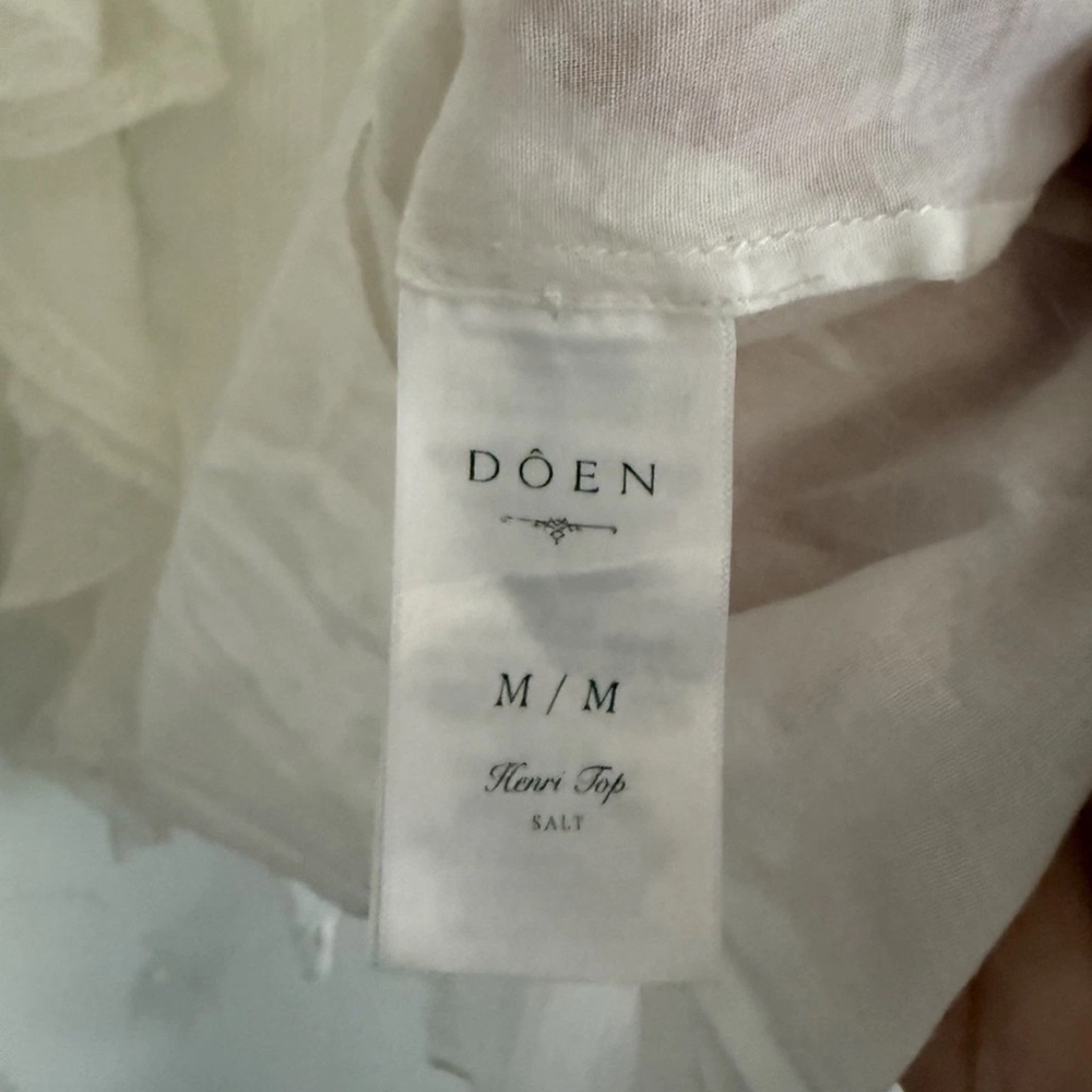 NWT Doen Henri Top Salt Size M - Picture 8 of 11